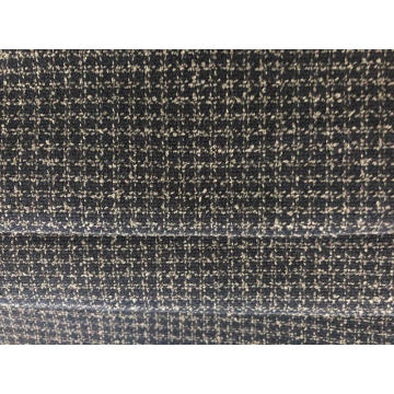 Plaid Polyester blended fabric